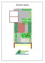 4Stappentuinontwerp Schone lijnen